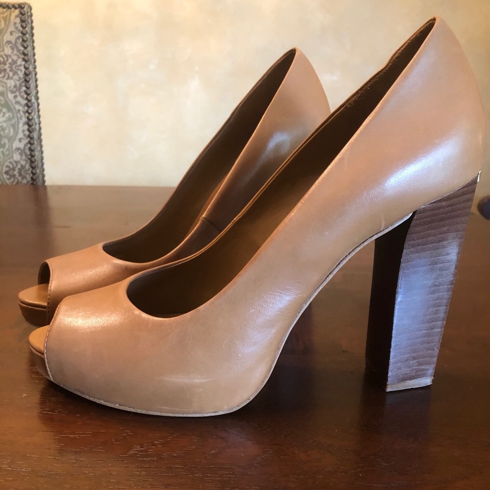 TORY BURCH high heel peep toe pumps - Picture 6 of 15